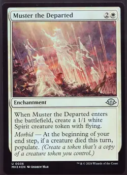 Muster the Departed - 36 Foil MTG MH3 - Image 1