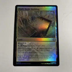 NM Foil Daily Bugle Building, MTG, Marvel's Spider-Man, Magic, 179 - Image 1