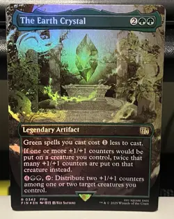 The Earth Crystal (Borderless) Final Fantasy Foil - Image 1