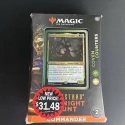 MTG Coven Counters Innistrad Midnight Hunt Commander Deck 2021 - Sealed - Image 1