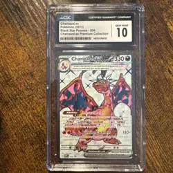Pokemon Charizard EX 056 Scarlet & Violet Promo Holo CGC 10 Gem Mint - Image 1
