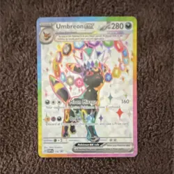Pokemon Umbreon ex Full Art Holo Promo SVP Black Star SVP176 280 HP Card - Image 1