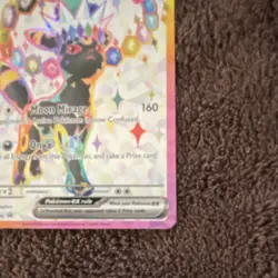 Pokemon Umbreon ex Full Art Holo Promo SVP Black Star SVP176 280 HP Card - Image 5