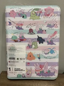We’re Goomy Zip Binder Sealed Pokemon Center Exclusive - Image 1