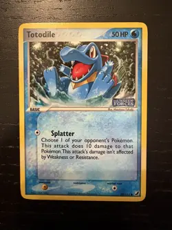 Totodile 78/115 Unseen Forces Reverse Holo LP Pokemon Card - Image 1