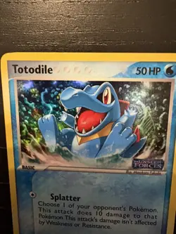 Totodile 78/115 Unseen Forces Reverse Holo LP Pokemon Card - Image 2