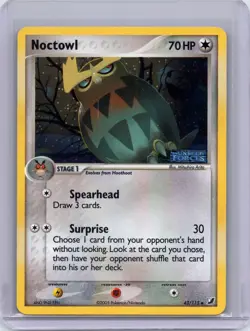 Noctowl Reverse Holo (43/115) - Pokemon TCG - Unseen Forces - LP/NM - Image 1