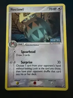 Noctowl Reverse Holo (43/115) - Pokemon TCG - Unseen Forces - LP/NM - Image 3