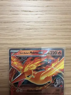 Pokemon Team Rocket's Moltres ex 031/182 Destined Rivals Holo Rare No Reserve - Image 2