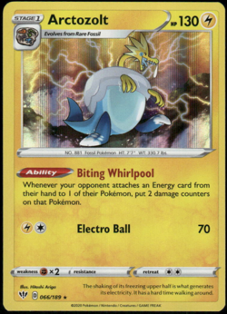 Pokemon - Arctozolt - 066/189 - Rare - Darkness Ablaze - NM/M - Image 1