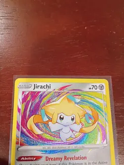 Pokemon TCG Jirachi 119/185 SWSH04: Vivid Voltage Amazing Rare Near Mint - Image 2