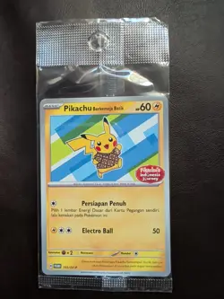 Pikachu Berkemeja Batik 190/SV-P - Sealed Indonesia Promo Pokemon TCG NM - Image 2