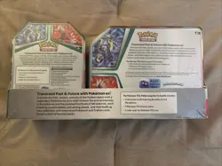 Pokemon TCG Paldea Legends Miraidon Koraidon ex Tin 2 Pack New Sealed - Image 2