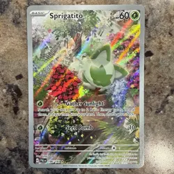 Sprigatito NM | Scarlet & Violet - Paldea Evolved 196/193 Holo | Pokemon TCG - Image 1