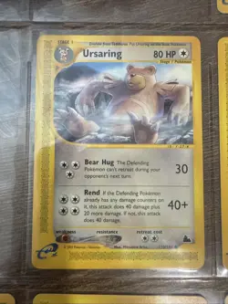 Pokemon Tcg - Ursaring 110/144 Skyridge Non-Holo HP - Image 1