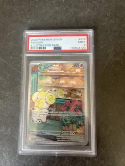 PSA 9 MINT - Fidough #213 [IR] Pokemon TCG Scarlet & Violet Base - Image 1