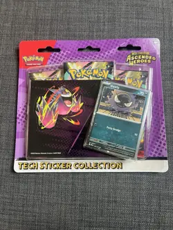 Pokemon TCG Mega Evolution Ascended Heroes Tech Sticker Collection - Gastly - Image 1