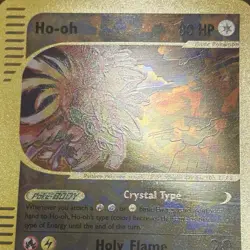 2003 Pokemon Skyridge HO-OH 11/12 OVERSIZED JUMBO BOX TOPPER #11 - LP/NM - Image 4
