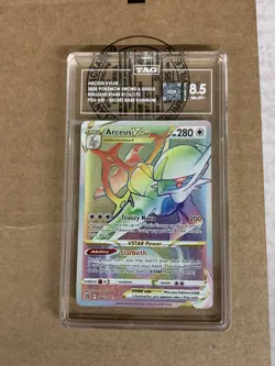 Pokemon Arceus VSTAR Sword Shield: Brilliant Stars 176/172 Holo Secret Tag 8.5 - Image 1