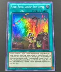 Yu-Gi-Oh! Plunder Patroll Shipshape Ships Shipping Super Rare ETCO-EN088 LP - Image 1