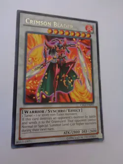 Crimson Blader CBLZ-EN093 (Rare, Unlimited, Lightly Played / LP) Yugioh - Image 1