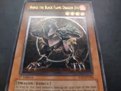 Yugioh - Horus the Black Flame Dragon LV4 SOD-EN006 Ultimate Rare 1st Edition - Image 5