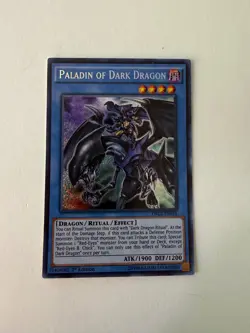Yugioh - Paladin of Dark Dragon - Secret Rare - 1st Edition - DRL2-EN018 - NM - Image 1