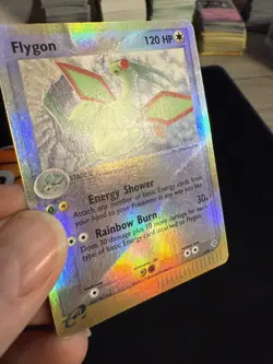 2003 Pokemon FLYGON 4/97 Ex Dragon Set REVERSE HOLO Foil Rare Card e-Reader - Image 2