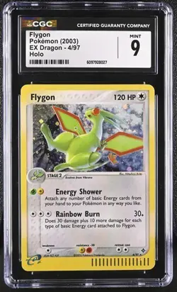 Flygon Holo Rare CGC 9 MINT Pokemon (2003) EX Dragon #4/97 - Image 1