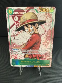 2025 One Piece Carrying On His Will Monkey D. Luffy SEC Alt Art OP13-118 - Image 1