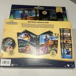 Disney Lorcana 2× Collector Sets - Villains Bundle - 12 Booster Packs - Image 2