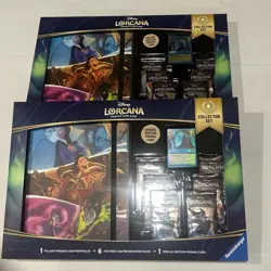 Disney Lorcana 2× Collector Sets - Villains Bundle - 12 Booster Packs - Image 3