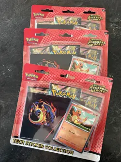 Lot Of 5 Pokemon TCG Ascended Heroes Tech Sticker Collection - Image 3