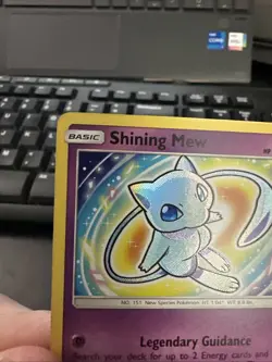 Pokemon Shining Mew 40/73 Shining Legends Holo Rare Card Near Mint Condition - Image 3