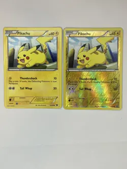 Pikachu NM Next Destinies 39/99 Pokemon TCG Reverse Holo NM & Regular LP - Image 1