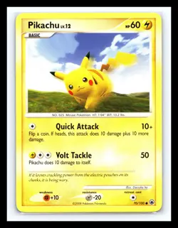 💥 2012 Pokemon TCG Pikachu 39/99 Black & White Next Destinies Non Holo - Image 1