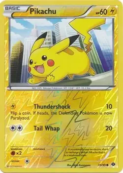 Pikachu - 39/99 - Pokemon Next Destinies Reverse Holo LP - Image 1