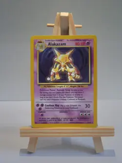 Alakazam 1/102 Pokemon Card TCG Base Set Unlimited Holo - Image 1