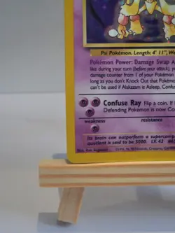 Alakazam 1/102 Pokemon Card TCG Base Set Unlimited Holo - Image 5