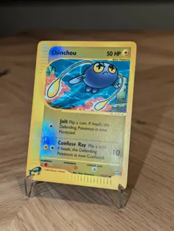 Pokemon TCG Chinchou (71) Reverse Holo Common Aquapolis 071/147 - Image 1