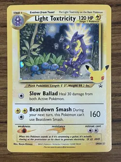 Light Toxtricity SWSH137 SWSH: Sword & Shield Promo Cards Holo (NM) - Image 1