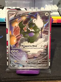 Pokemon Sealed Tornadus 210 Black Star SV Scarlet Violet Promo Card Rare ETB - Image 1
