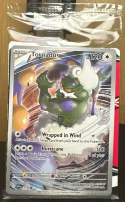 Pokemon TCG Tornadus 210 Sv: Scarlet & Violet Black Star Promo Card Holo SEALED - Image 1