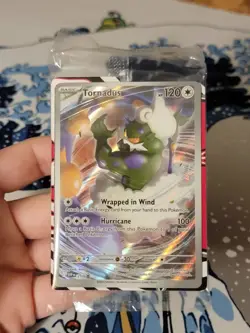 Pokemon Sealed Tornadus 210 Black Star SV Scarlet Violet Promo Card Rare ETB - Image 1