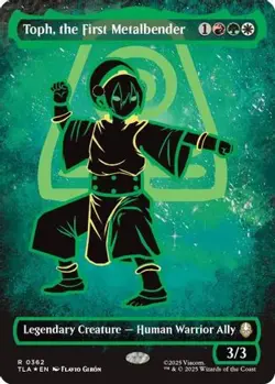 Toph, the First Metalbender (Borderless) (Neon Ink Foil) - Avatar: The Last Air - Image 1