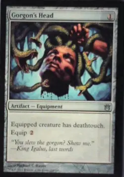Gorgon's Head - Born of the Gods: #158, Magic: The Gathering Nm C277 - Image 1