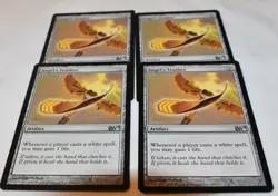 Magic card: 4x Angel's Feather, Uncommon Artifact, Magic 2010 - Image 1