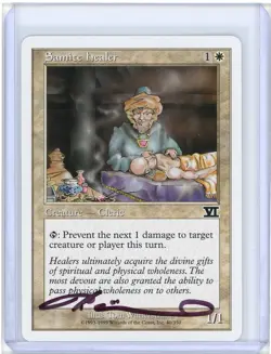Samite Healer Classic Sixth Edition Signed Tom Wanerstrand Artist Proof MTG - Image 2