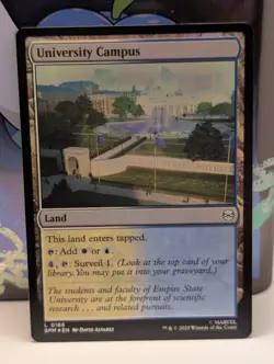 FOIL - MTG Universes Beyond: Spider-man - University Campus - 0186 - NM - Image 1
