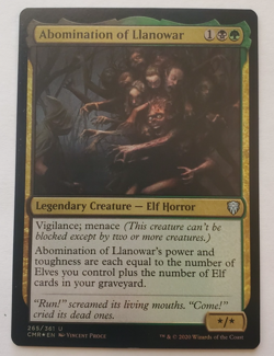 1x Abomination of Llanowar FOIL Commander Legends MTG Magic the Gathering NM - Image 1
